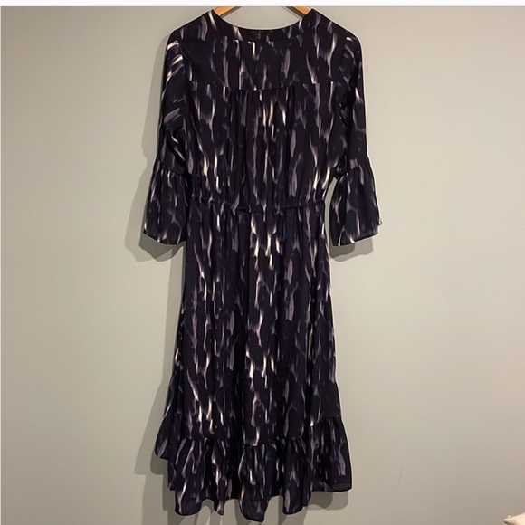 ARIAT high-low ruffled dress, black/lilac/white, size
S/P-EUC-Tier details-❤️😍 - Picture 9 of 15